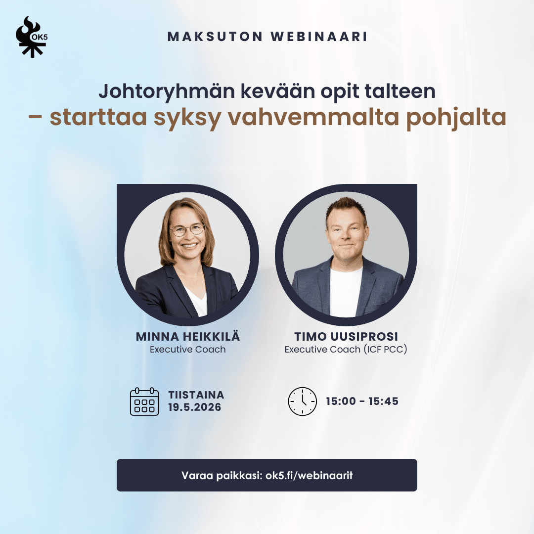 Webinaari: AI johtajan kasvun tukena